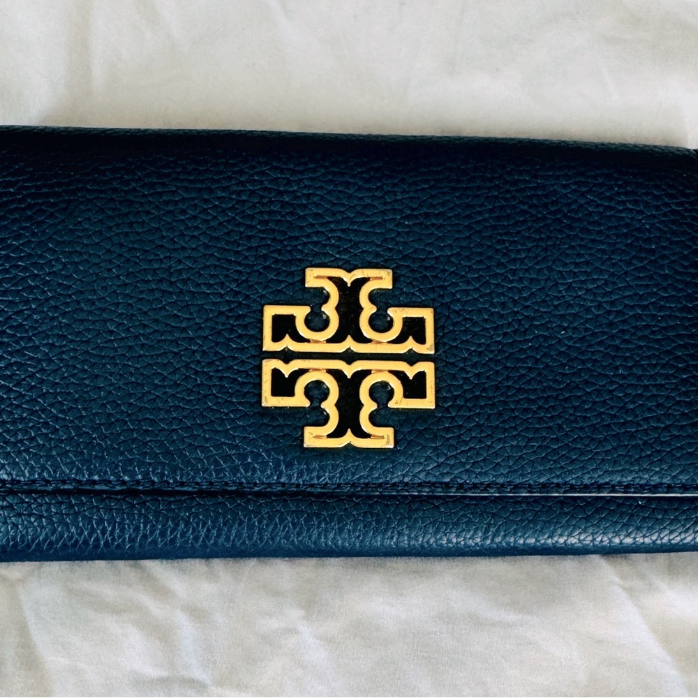 Tory Burch Navy Wallet